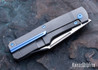 Jack Wolf Knives: Gunslinger Jack - Titanium Framelock - Checkered Finish - CPM-S90V