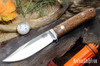 Bark River Knives: Hildi - CPM-CruWear - Mesquite Burl - Red Liners #1