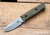 Benchmade Knives: 165-1 Mini Bushcrafter - OD Green G-10 - CPM-S30V