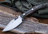 Lon Humphrey Knives: Blacktail - Forged 52100 - Storm Maple - Black Liners - LH22CJ001