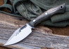 Lon Humphrey Knives: Blacktail - Forged 52100 - Storm Maple - Black Liners - LH22CJ008