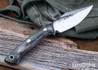 Lon Humphrey Knives: Blacktail - Forged 52100 - Storm Maple - Blue Liners - LH22CJ016