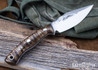 Lon Humphrey Knives: Blacktail - Forged 52100 - Curly Maple - Black Liners - LH22CJ036