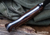 Lon Humphrey Knives: Blacktail - Forged 52100 - Tasmanian Blackwood - Blue Liners - LH22CJ064