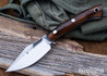 Lon Humphrey Knives: Blacktail - Forged 52100 - Desert Ironwood - Black Liners - LH22CJ145