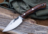 Lon Humphrey Knives: Blacktail - Forged 52100 - Desert Ironwood - Blue Liners - LH22CJ149