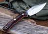 Lon Humphrey Knives: Blacktail - Forged 52100 - Desert Ironwood - Orange Liners - LH22CJ157