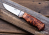 Helle Knives: Audun - Colored Curly Birch & Reindeer Antler - H3LS