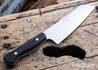 Lishen Knives: Bunka - Wenge - Brass Pins - White Liners - LK08DJ024