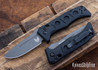 Benchmade Knives: 2730GY-1 Mini Auto Adamas - AXIS Auto - Black G-10 - CPM-CruWear - Tungsten Gray Cerakote