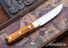 Bark River Knives: Kitsune Tanto - CPM 154 - Brass Bolster - Desert Ironwood #12