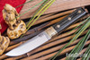 Bark River Knives: Kitsune Tanto - CPM 154 - Brass Bolster - Ranger Green & Black G-10