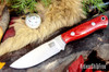 Bark River Knives: Bravo Necker 2 - CPM-S45VN - Firedog Canvas Micarta