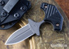 RMJ Tactical: BUB - Back Up Blade - Black G-10 - Nitro-V - Tungsten Cerakote