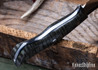 Lon Humphrey Knives: Parabellum - Forged 52100 - Curly Maple - Black Liners - LH10FJ025