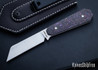 Jack Wolf Knives: Midnight FIXedc - Purple Haze Fat Carbon