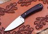 L.T. Wright Knives: Frontier Valley - Double Red Micarta - Matte - A2 Tool Steel - Flat Ground 