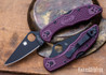 Spyderco: Delica 4 Lightweight - Burgundy Sprint Run - CTS-PD#1 - Black Blade - C11BGBKP