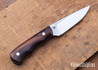 5719  Carter Cutlery: Muteki - Freestyle - Arizona Desert Ironwood  - Red & Black G10 Liners - CC24GJ001