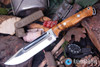 Bark River Knives: Squad Leader II - CPM 3V - Dark Curly Maple - Black Liners #1