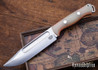 Bark River Knives: Squad Leader II - CPM 3V - Dune G-10 - Orange Liners