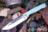 Bark River Knives: Squad Leader II - CPM 3V - Sea Blue G-10 - Sea Blue Liners