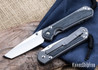 Chris Reeve Knives: Large Sebenza 31 - Black Canvas Micarta Inlay - CPM-MagnaCut - Tanto