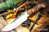 Bark River Knives: Bravo Survivor - CPM 3V - Cherry & Cream Maple Burl