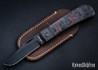 Jack Wolf Knives: Benny's Clip - Titanium Slipjoint - Dark Matter Red Fat Carbon - CPM-S90V - Black DLC