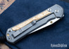 Chris Reeve Knives: Large Sebenza 31 - Tanto - Box Elder Inlay - CR11IJ001
