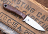Bradshaw Blades: EDC - Vintage Crosscut Micarta - D2 Tool Steel - Tapered Tang - BB16IJ007