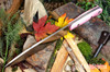 Bark River Knives: Aurora III - CPM 3V - Pink G-10 - Black Liners - Mosaic Pins