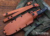 Bark River Knives: Aurora III - CPM 3V - Green Canvas Micarta - White Liners - Mosaic Pins