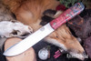 Bark River Knives: Mountain Man - 5" Blade - CPM 3V - Blue & Cherry Maple Burl - Mosaic Pins #2