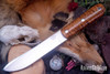 Bark River Knives: Mountain Man - 5" Blade - CPM 3V - Dark Curly Maple - Red Liners #2