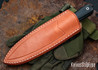 Bark River Knives: Mountain Man - 5" Blade - CPM 3V - Purple & Black Suretouch - Matte - Orange Liner