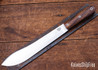 Bark River Knives: Mountain Man 8" - CPM 3V - Desert Ironwood - Black Liners - Mosaic Pins #2
