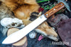 Bark River Knives: Mountain Man 8" - CPM 3V - Desert Ironwood - Red Liners #3