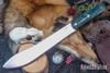 Bark River Knives: Mountain Man 8" - CPM 3V - Forest Green Maple Burl #3