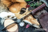 Bark River Knives: Mountain Man 8" - CPM 3V - Red & Black Linen Micarta - Red Liners - Hollow Pins
