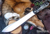 Bark River Knives: Mountain Man 8" - CPM 3V - Stargazer Krakken Voodoo Resin - Gray Liner