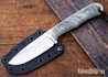 Chris Reeve Knives: Backpacker - 4" Blade - CPM-MagnaCut - Black Canvas Micarta - Kydex Sheath