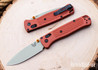 Benchmade Knives: 535TN-10 Bugout - Rust Orange Grivory - CPM-S30V - Desert Verde Cerakote - AXIS Lock