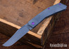 Jack Wolf Knives: Bionic Jack - Front Flipper - Stonewashed Titanium - S90V - Stonewash