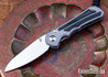 Chris Reeve Knives: Small Inkosi - Insingo Grind - Black Canvas Micarta Inlay - Glass Blasted Titanium