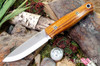 Bark River Knives: Bushcrafter LT - CPM 3V - Desert Ironwood - Red Liners - Mosaic Pins #2