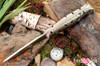 Bark River Knives: Bushcrafter LT - CPM 3V - Rainbow Trout - Pink Liner