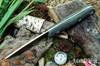 Bark River Knives: Bushcrafter LT - CPM 3V - Green & Black Suretouch - Matte - Black Liner