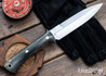 Lon Humphrey Knives: Archangel - 52100 Tool Steel - Storm Maple - Red Liners - LH04KJ015