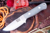 Bark River Knives: Bravo Necker - Cru-Wear - Ghost Green Jade G-10 - Matte